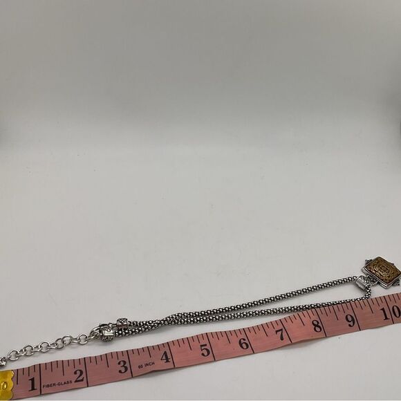 Brighton Bali Red and Gold Enameled Pendant necklace - Picture 5 of 6